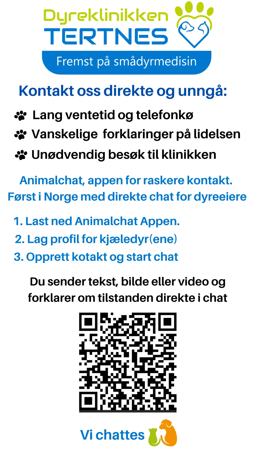 Animalchat Dyreklinikken Tertnes