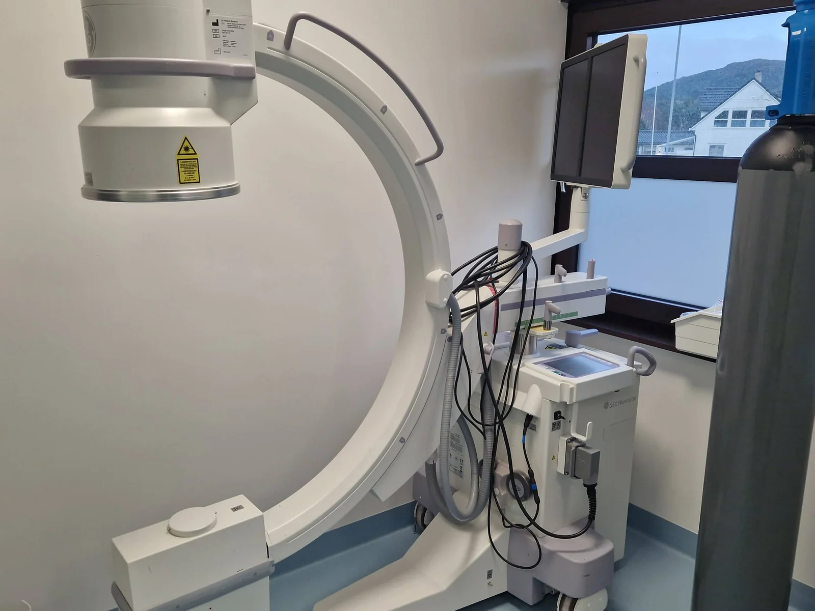 C-buen GE OEC Fluorostar for sanntidsrontgen ved Dyreklinikken Tertnes